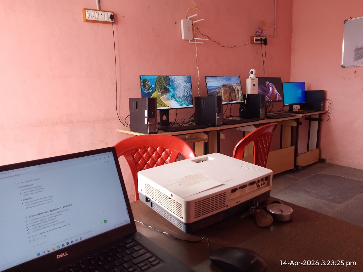 KCDHANUNJAY INFOSYS rotating lab and classroom photo